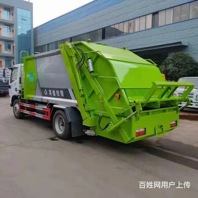 小区生活垃圾车在哪买 8方压缩式垃圾车多少钱 - 图片 3