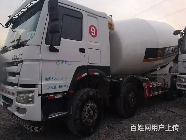 二手豪沃搅拌车 大20方搅拌罐 前四后八 国五 - 图片 5