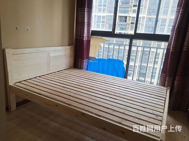苏州床双人床实木床原木色床包安装送货 - 图片 4