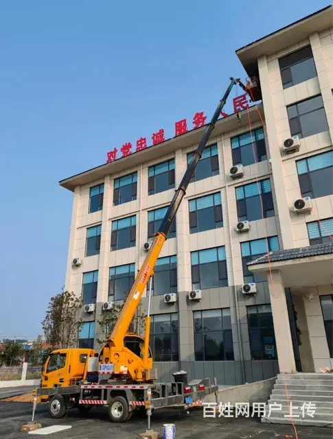 北海吊车，随车吊，叉车，四米二，高空作业车出租 - 图片 3