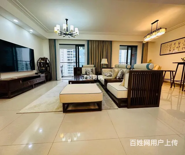 南湾国际，高楼层看河景南北通大三房可改4房 保养好 - 图片 1