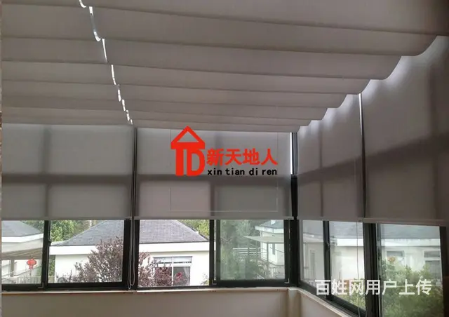 淄博遮阳棚遮雨棚雨搭阳光房天幕帘伸缩遮阳棚 - 图片 3