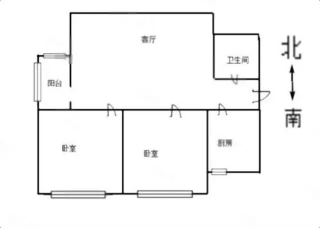 平安  豫让桥 盛都花园  两室两厅  精装修 中间楼层 - 图片 8