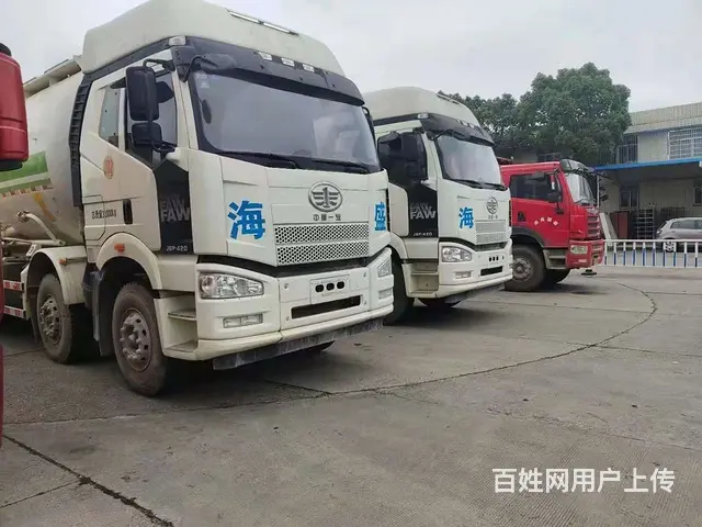 出售二手解放水泥砂浆两用罐车，19年5月420马力 - 图片 1