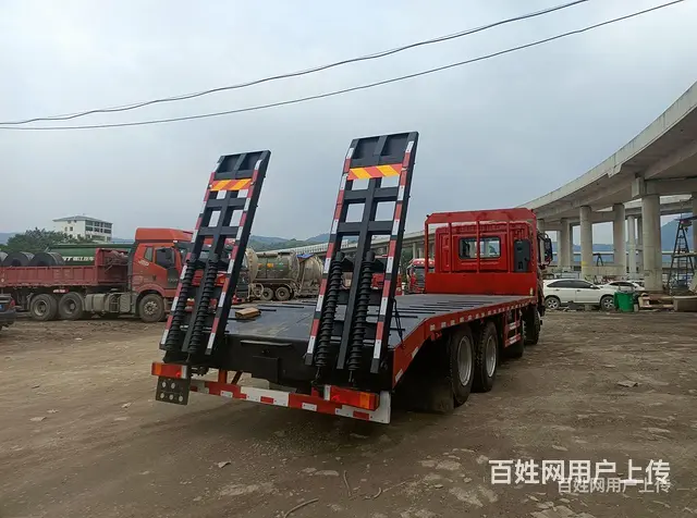 华神国六四桥轻量化20吨挖机拖车 另收售二手板车 - 图片 3
