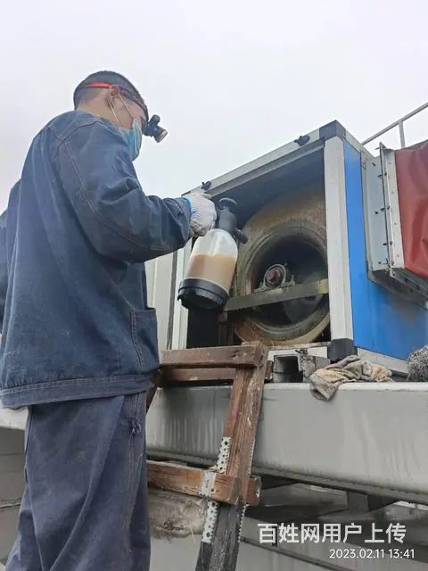 昆山陆家工厂食堂油烟机净化器清洗风机清洗 - 图片 1
