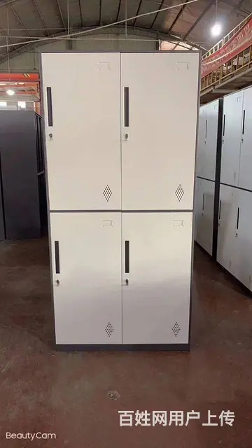 钢制员工储物柜铁皮更衣柜带锁存包柜宿舍杂物鞋柜办公 - 图片 10