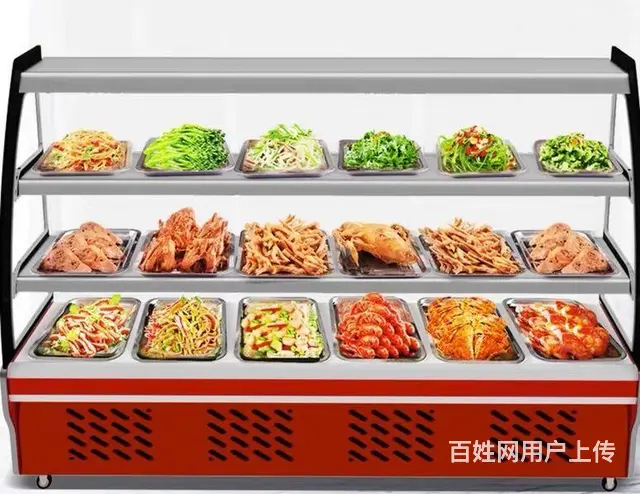 二手冰柜闲置商用冷藏保鲜柜三层柜点菜柜 - 图片