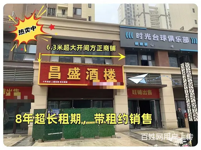 万人大社区 临街旺铺 即买即可收租 回报率高 - 图片 2