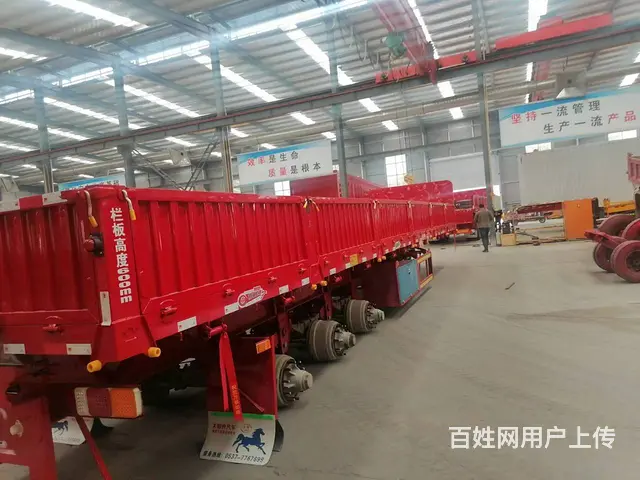 现车标箱侧翻自卸半挂车，轻型全新 - 图片 3
