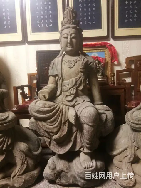木雕华藏三圣 - 图片 2