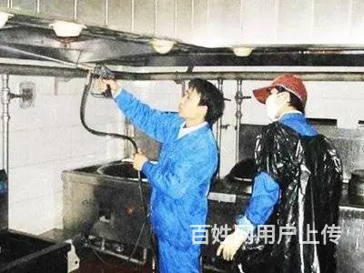 昆山花桥油烟机清洗公司，商场酒店饭店厨房油烟罩清洗 - 图片 1