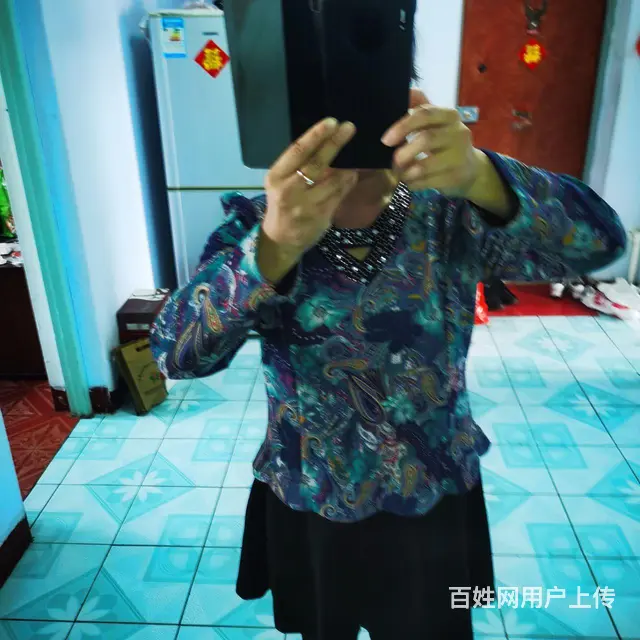 显瘦连衣裙，假两件， - 图片 2