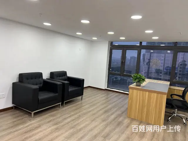 城北 花都艺墅90平办公室 带隔断 带办公家具 - 图片 4