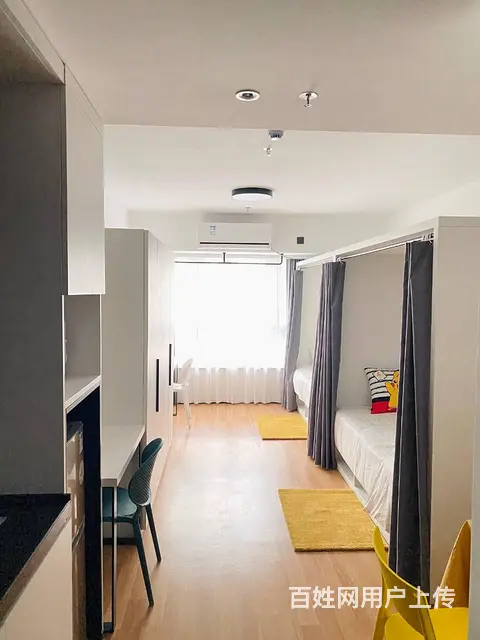 【搞定了！】城家铱工场公寓一居室大床、双床可做饭新房首租 - 图片 4