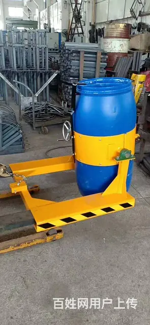 油桶车液压油桶搬运车电动油桶翻转车叉车鹰嘴夹具吊具 - 图片 9