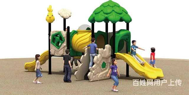 幼儿园滑梯大型儿童滑滑梯户外组合滑梯秋千儿童乐园玩 - 图片 3