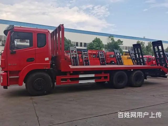 东风国六新款平板运输车来厂考察报销路费品牌齐全 - 图片 5