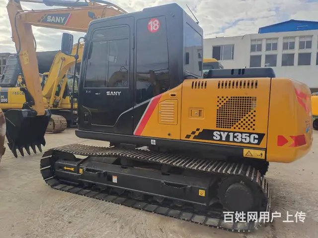 SY135C挖掘机，车况好 原版漆 九成新 诚心售 - 图片 4