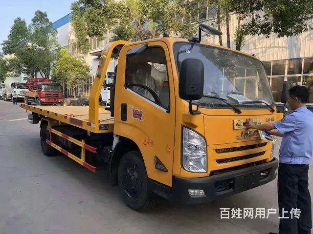 日照厂家直销蓝牌一拖二清障车价格 可车到付款 - 图片 6