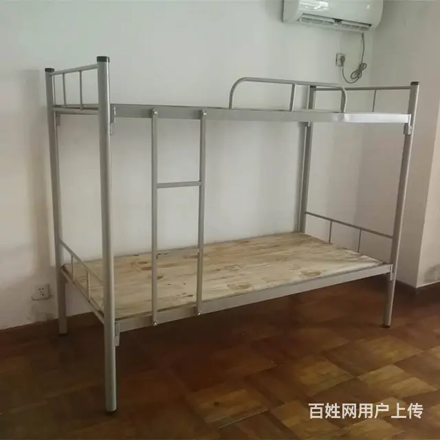 上下铺铁床工地员工宿舍床双层铁架床全新厦门送货 - 图片 1
