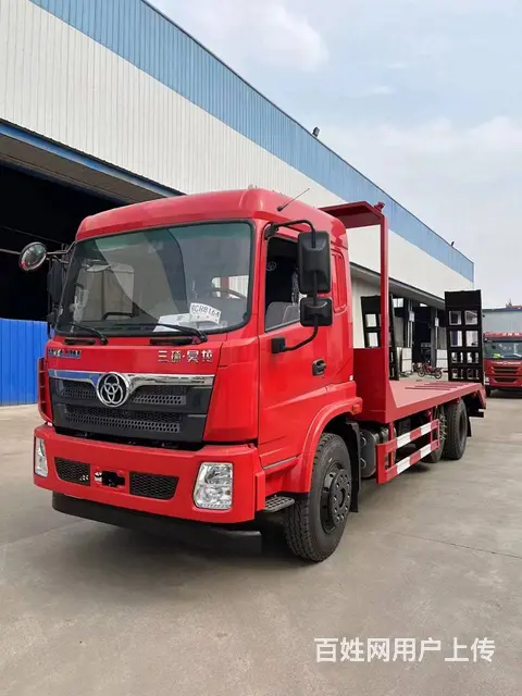 三环昊龙提升桥平板车 拉大挖机拖车 运输拖车 - 图片 12