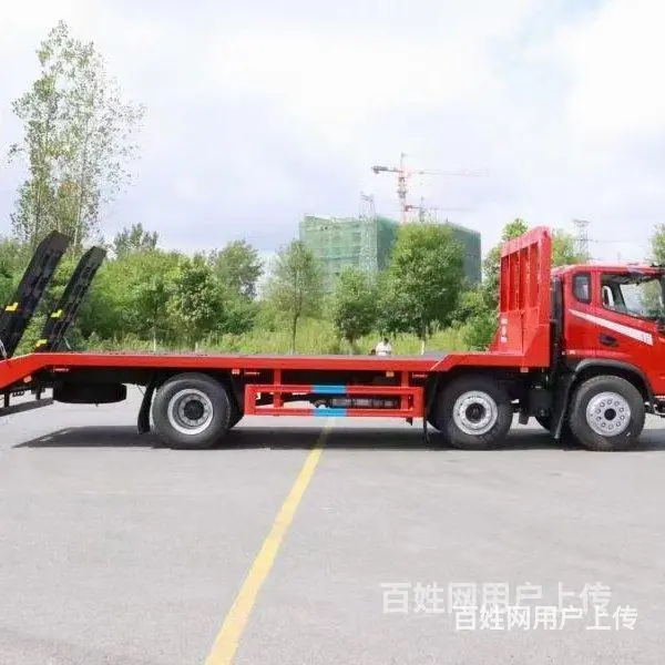 东风小三轴板长7.4米平板车 平板拖车 包上户 - 图片 12