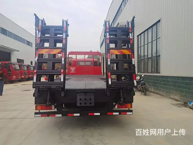 东风黄牌小三轴平板拖车 平板运输车 载重能力强 - 图片 4