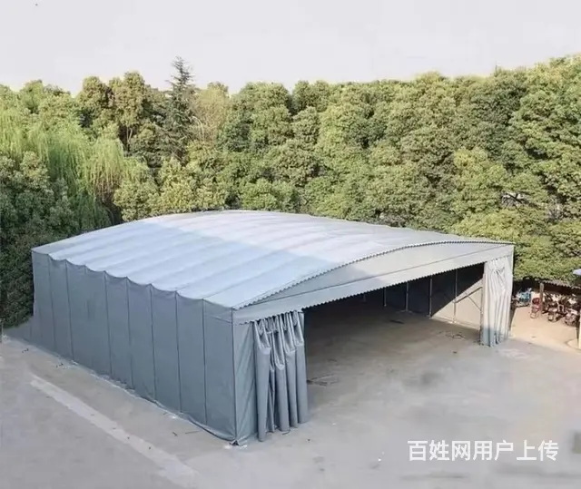 展会物流蓬工地排队蓬停车消毒蓬户外雨棚移动帐篷仓库 - 图片 1