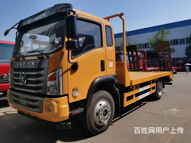 新款大运G6单桥平板车 拖15吨挖机平板拖车 厂家 - 图片 2