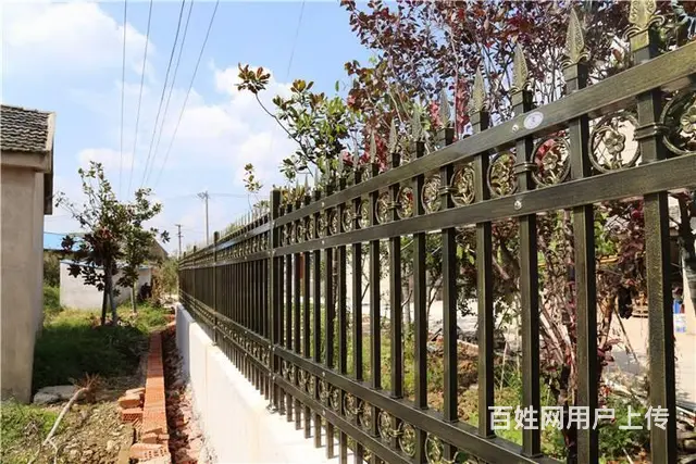 景区铁艺围栏杆 喷塑铁艺栏杆 - 图片 1