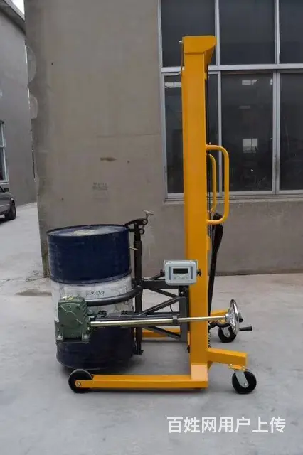 大连油桶倒料车倒料器堆高车手推液压油桶车油桶吊具 - 图片 11