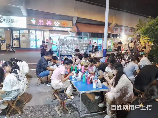 (旺铺猫)：副业  曲阜体育场，石膏娃娃彩绘摊位 - 图片 1