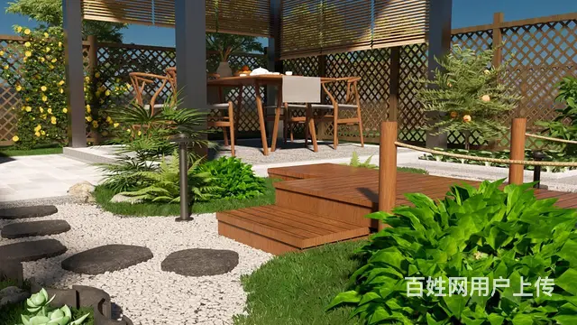 3d效果图代做鸟瞰制作 厂房园林庭院门头景观建筑P - 图片 4