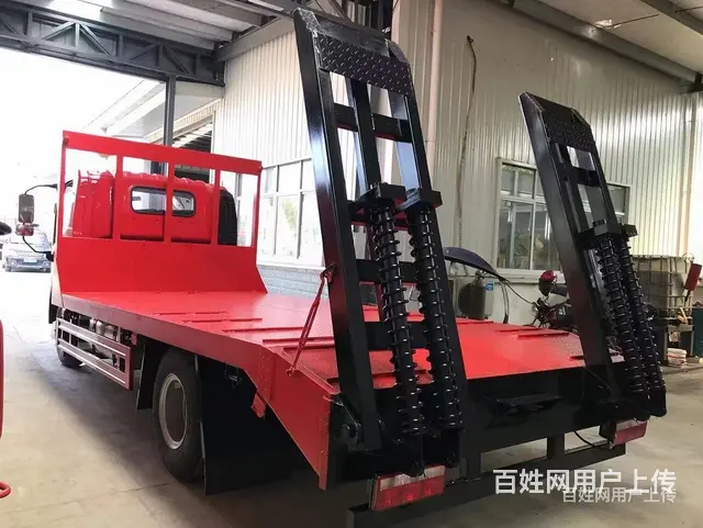 渭南国六解放虎V挖机拖板车15吨挖掘机拖板车多少钱 - 图片 1