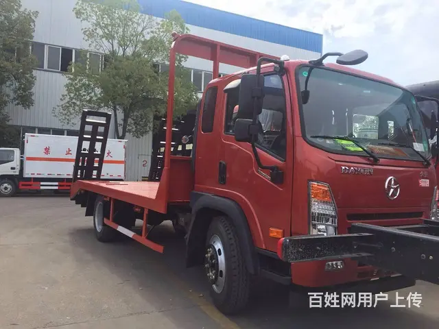大运小型平板车 拖8吨左右挖机拖车厂家现车促销 - 图片 7