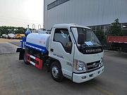 福田3吨洒水车　小型蓝牌洒水车厂家直销　手续齐全