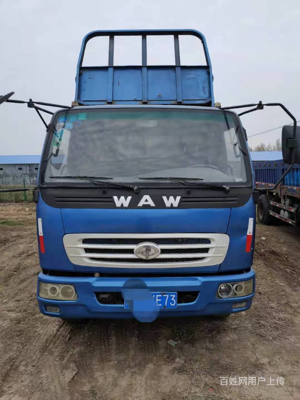 【图】- 东营 15年奥驰蓝牌平板自卸 急售 - 东营利津货车 - 利津百姓