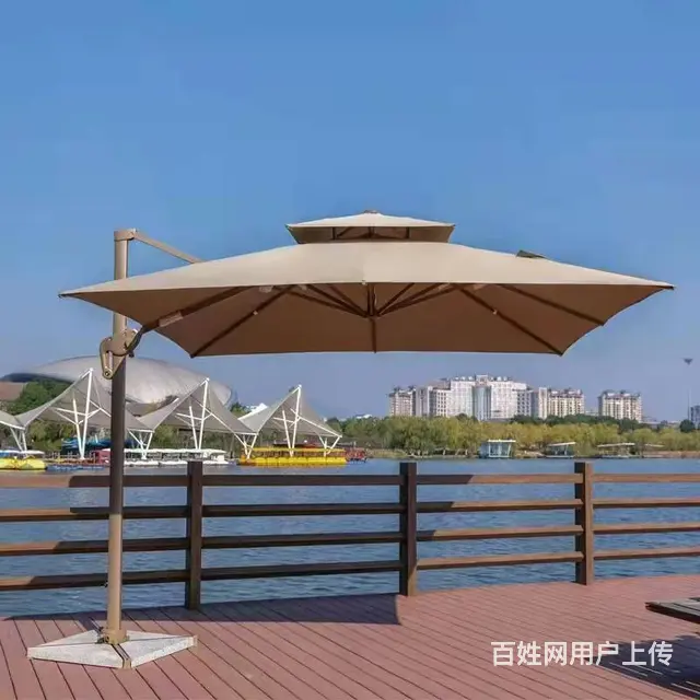 成都庭院伞，岗亭伞定制生产批发四川省内 - 图片 1