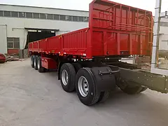 梁山挂车直销各种高栏 半挂车 高栏 自卸半挂车