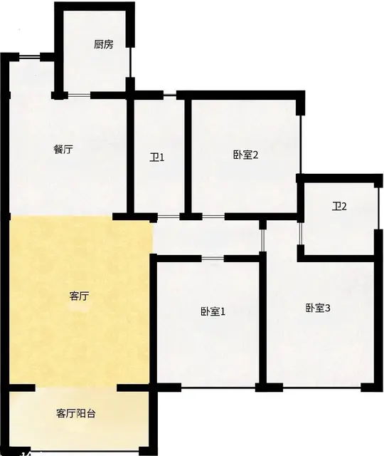 红星嘉和苑2期地铁口三房出售 - 图片 4