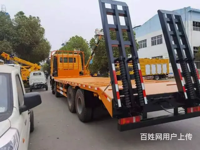 重汽大马力平板车 平板车挖机拖车生产厂家现车可送车 - 图片 10
