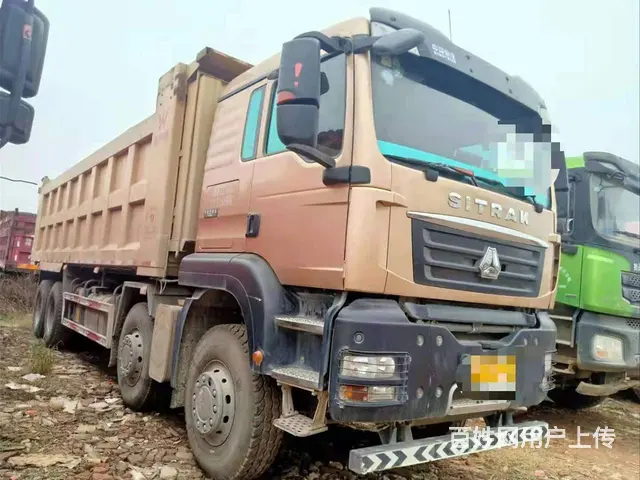 二手440马力汕德卡前四后八自卸车8米2货厢国五 - 图片 1