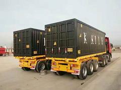 全车定制自卸平板后翻半挂车 专家制造