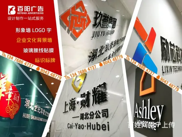 武汉光谷制作做水晶字亚克力logo墙 - 图片 1