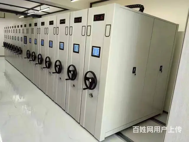 电动密集架供应智能密集架钥匙柜储物柜保密柜生产批发 - 图片 5