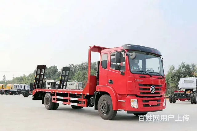 黄牌东风平板车　拉挖掘机运输车　现车销售电话 - 图片 4