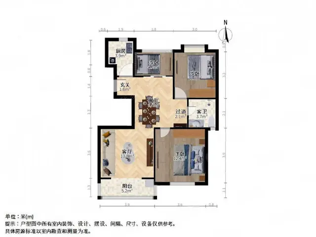 大白荡公园旁 云锦苑二区 中间好楼 自主保养好  诚心出售 - 图片 12