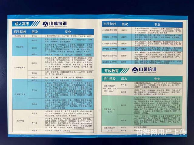 国开大学，不用成考的大学淄博张店美食街人民公园的图片
