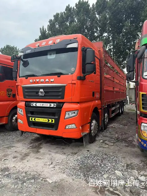 出售22年汕德卡G7，前四后八9.6米高栏载货车 - 图片 1